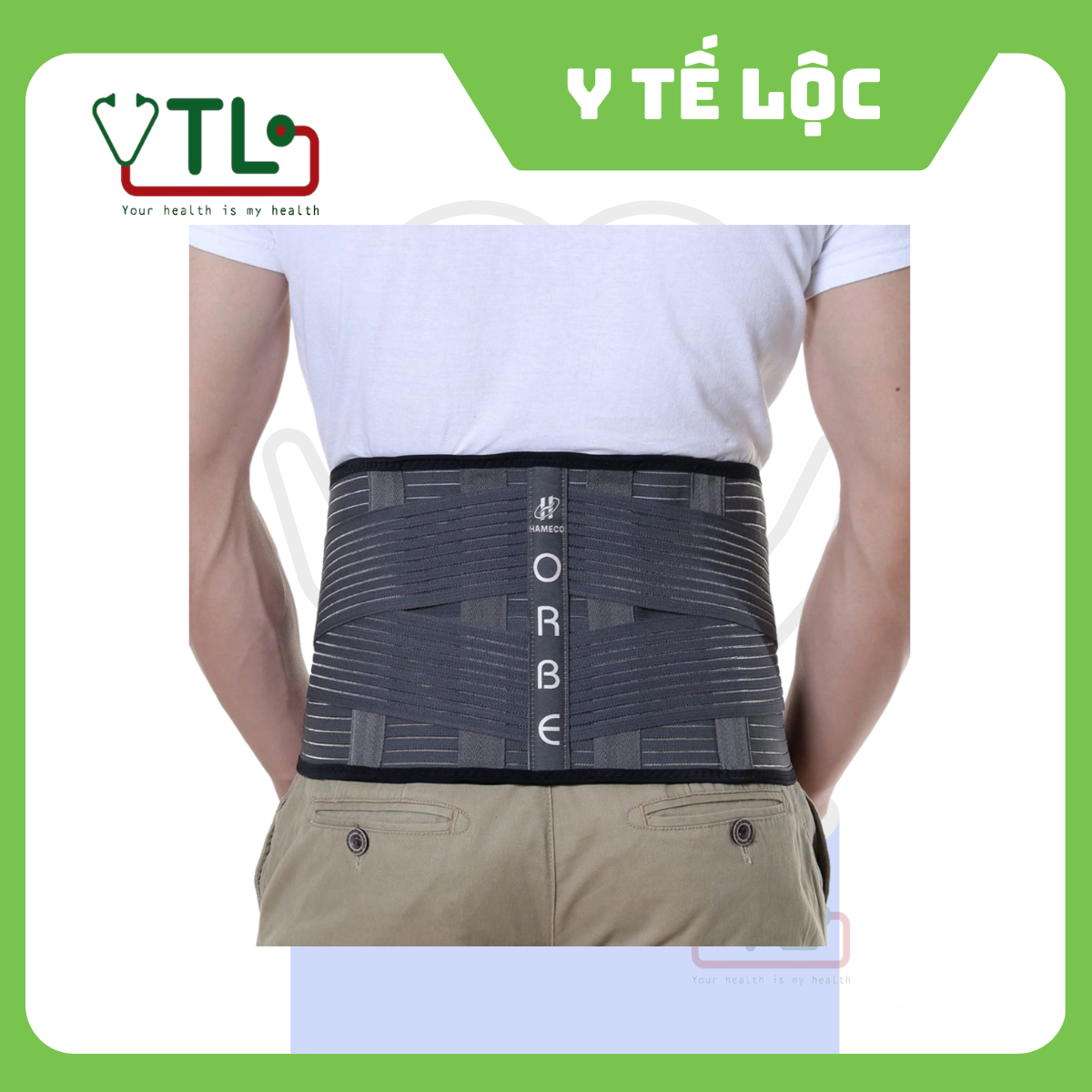 Đai thắt lưng hỗ trợ cột sống Orbe Olumba