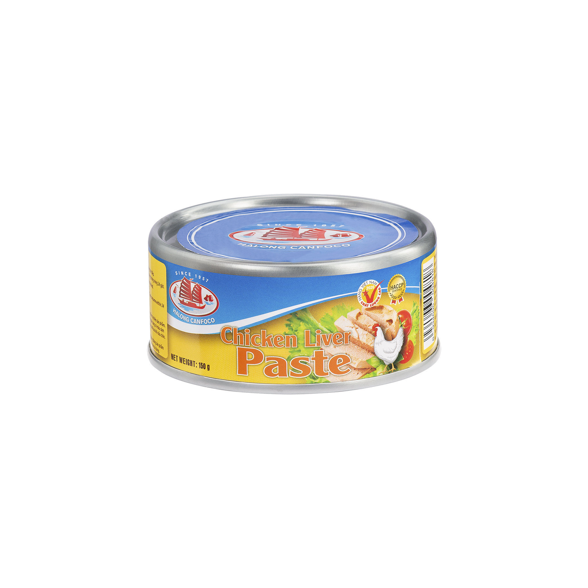 Combo 5 Pate gan gà 150g - Đồ Hộp Hạ Long