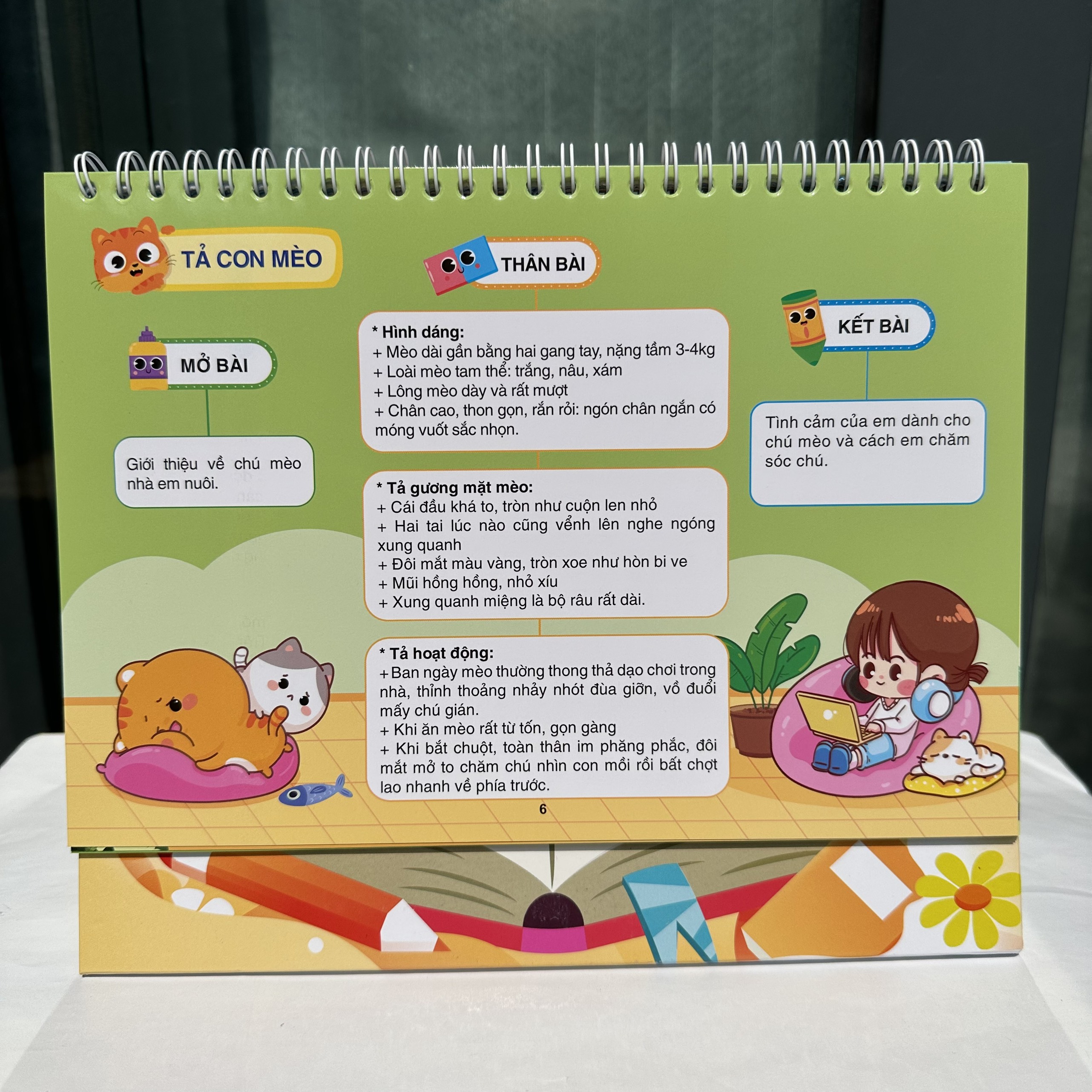 Sách - Bộ Lịch Công Thức Làm Văn Tiểu Học (Phiên bản 5.0)