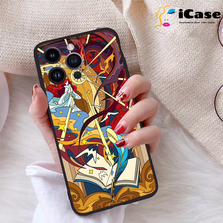 Ốp lưng iPhone 14 Pro Max viền dẻo TPU BST Purple