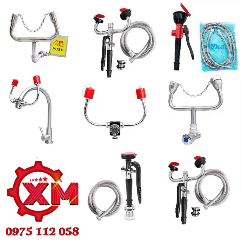 Vòi rửa mắt khẩn cấp , bình rửa mắt di động 8 lít