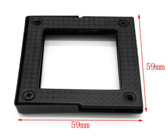 Black Square Border 5.9cm