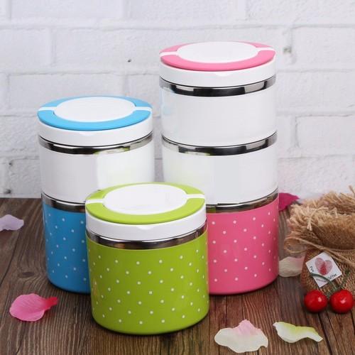 Hộp cơm giữ nhiệt lõi Inox 3 ngăn