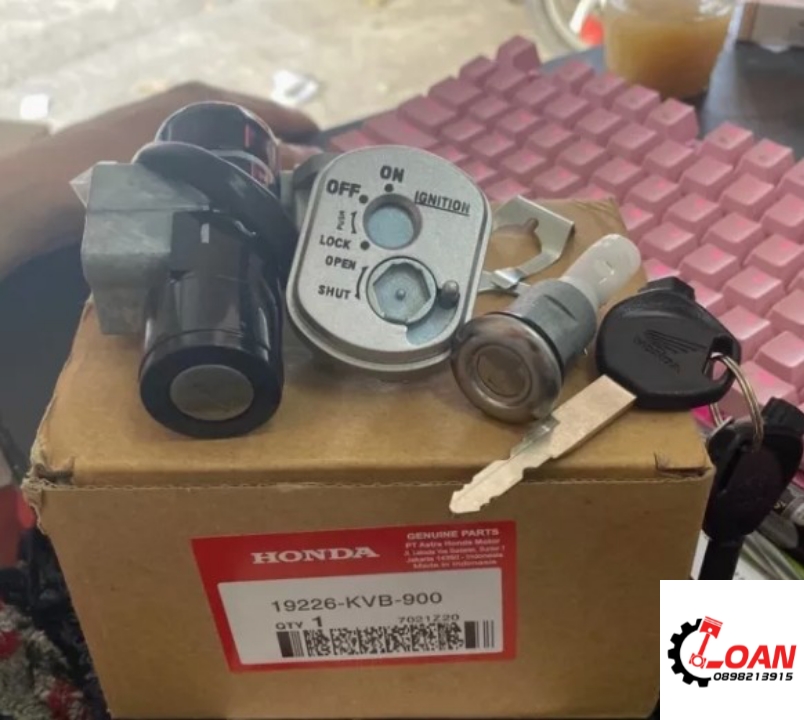 Ổ khóa click 110 zin honda _ loan racing shop