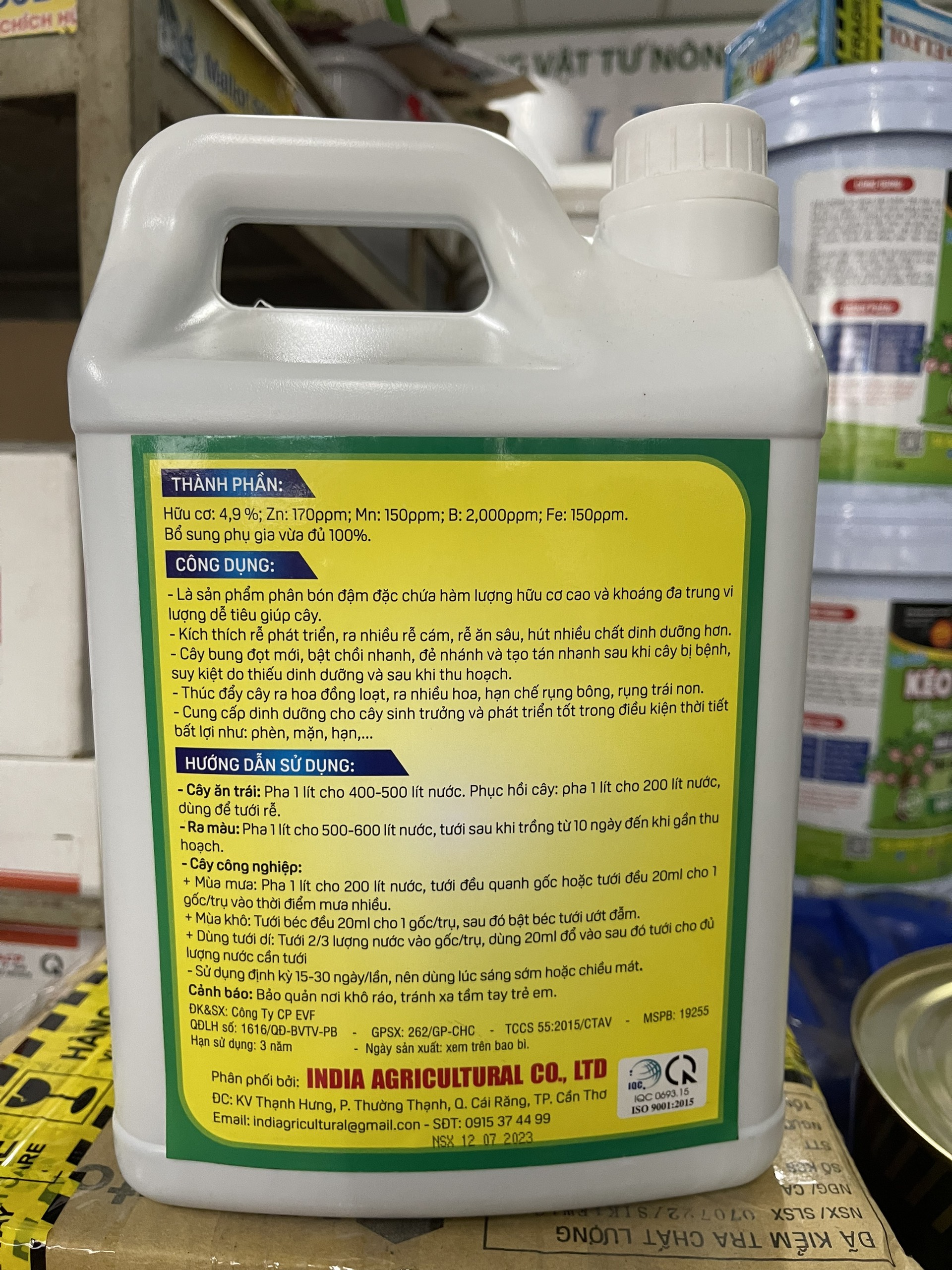 CAN HUMIC TRICO 5 lít