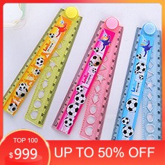 1 Cây Thước kẻ nhựa gấp hoạt hình 30cm