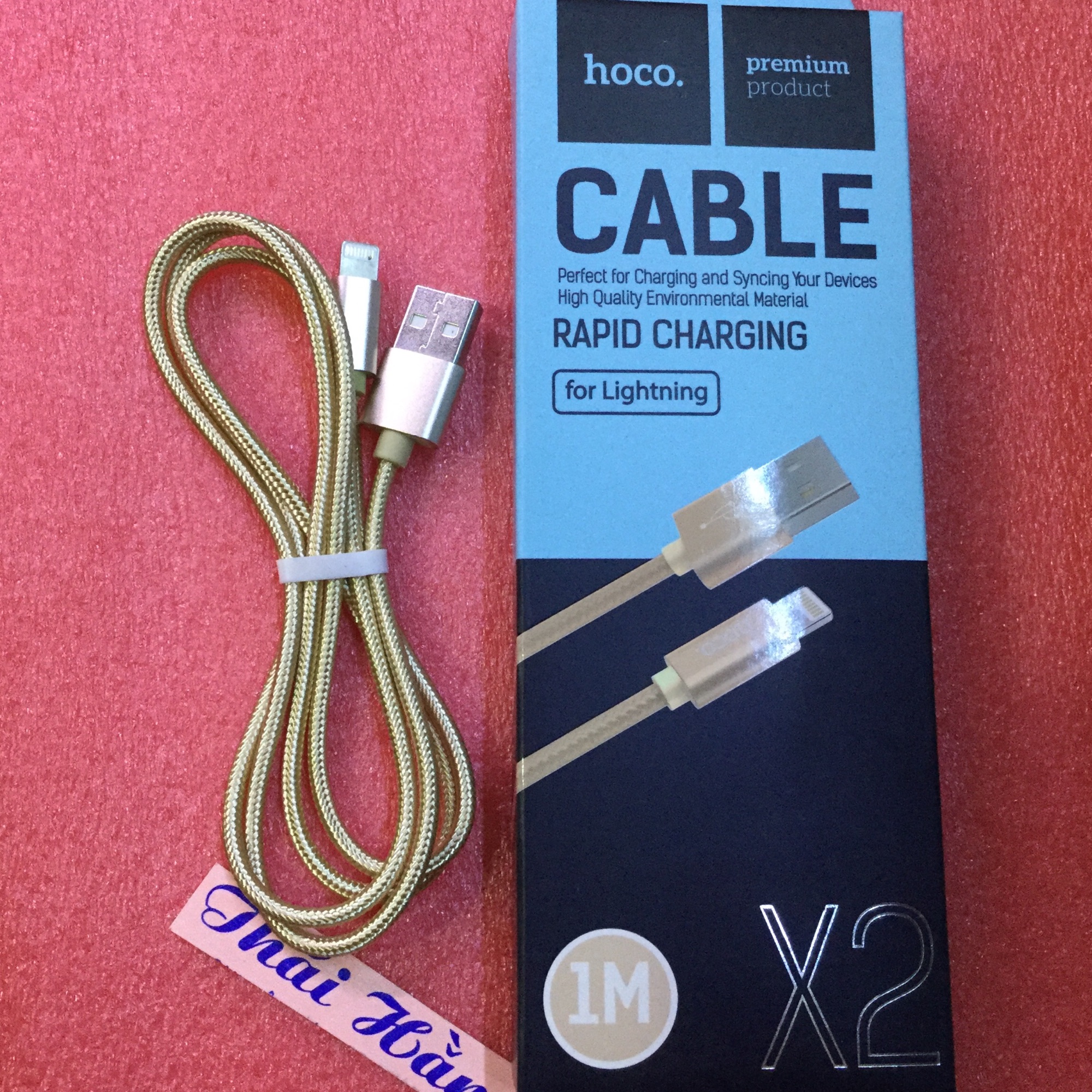 Dây cáp sạc iphon X2 -1 mét (1 chiếc )