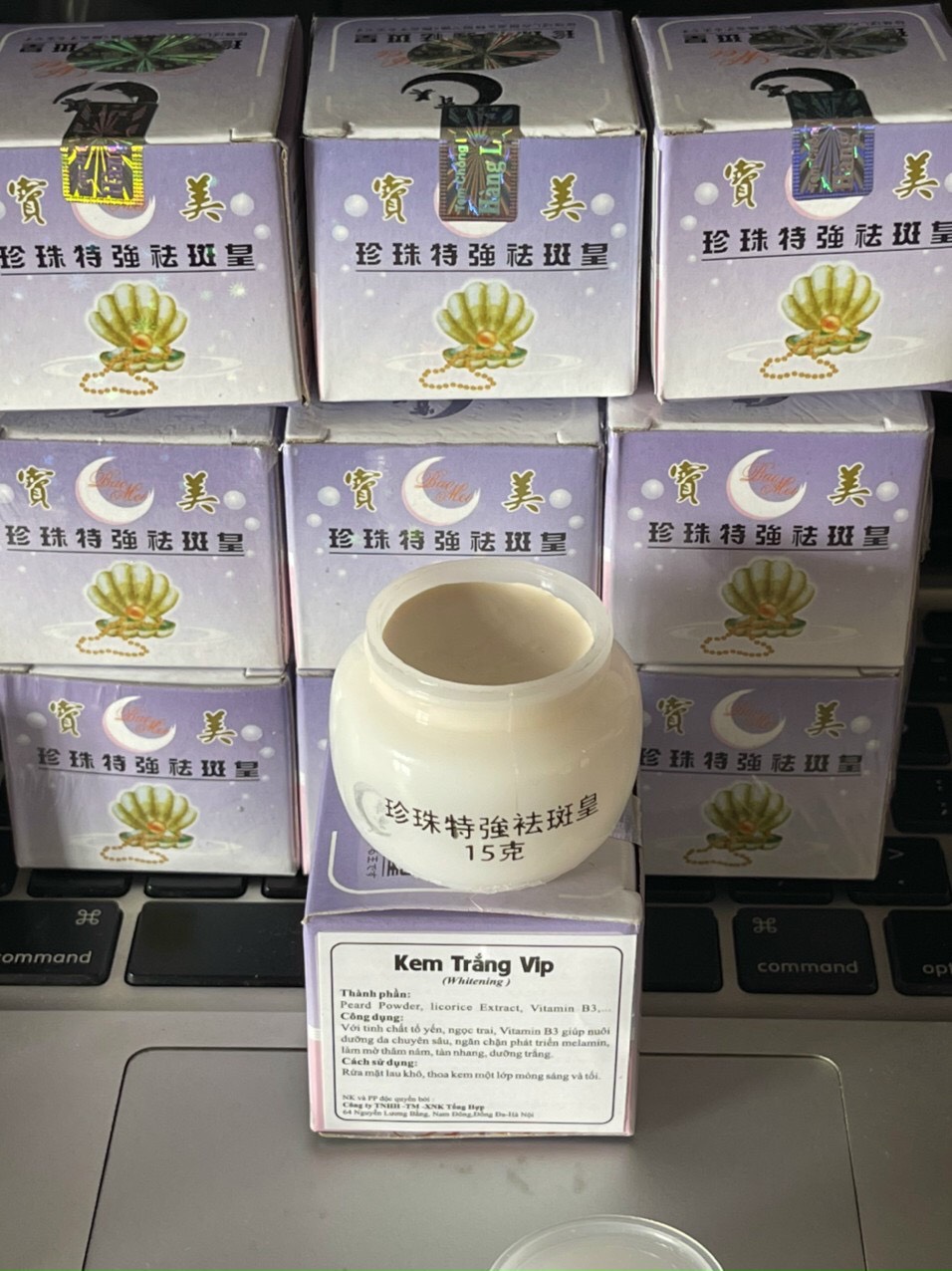 2 hủ Kem trắng da ban đêm