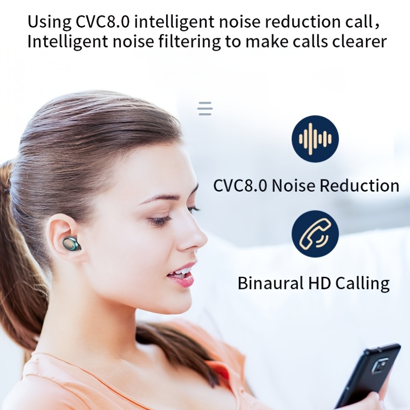 NWT F9 Pro TWS True wireless Bluetooth 5.0 headset Sạc nhanh điều khiển cảm ứng di động tai nghe bluetooth không dây