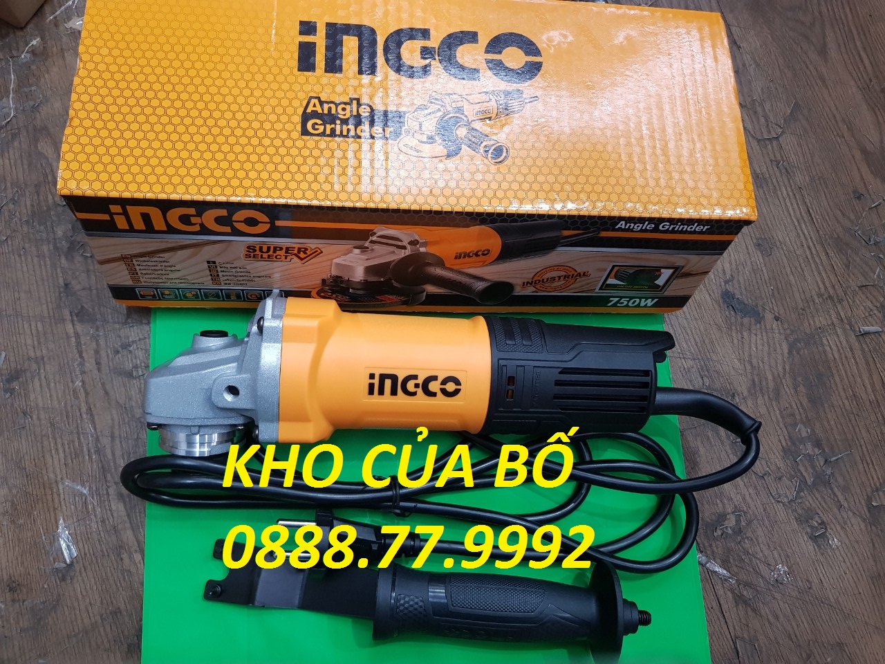 Máy mài góc 750W( công tắt đuôi) ingco AG750282