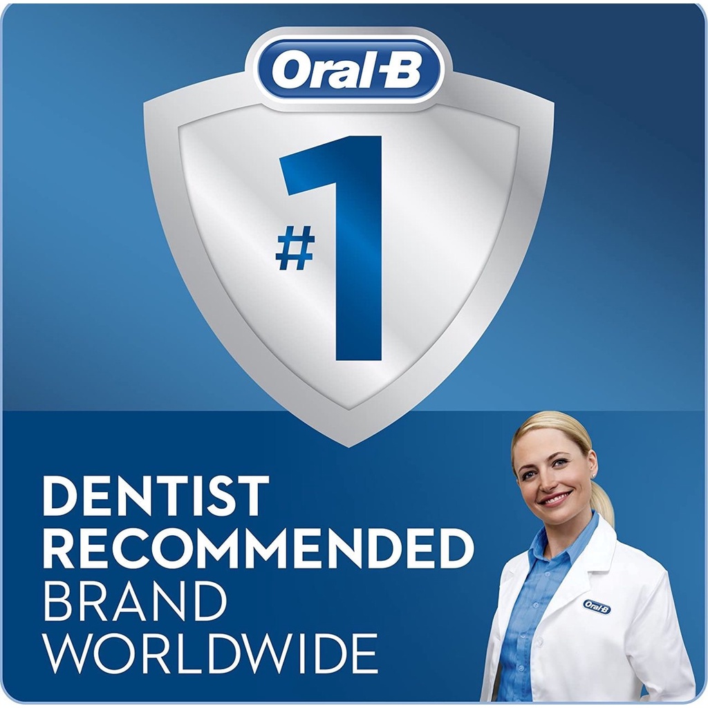 Bàn chải điện đánh răng tự động Precision clean Oral-B (bảo hành 6T + Tặng kèm nắp chụp đầu bàn chải.)