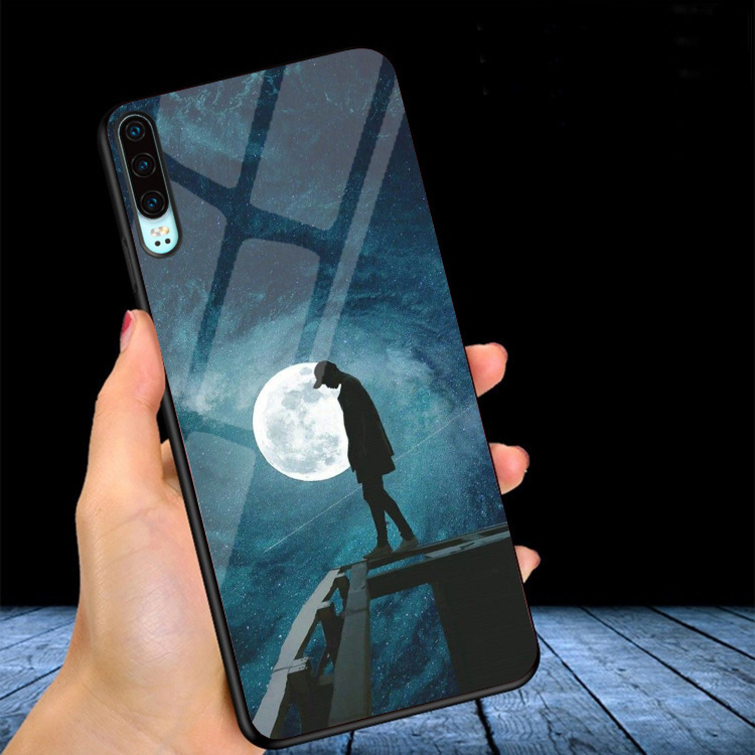 Ốp Lưng HUAWEI P30 mặt kính gương bóng
