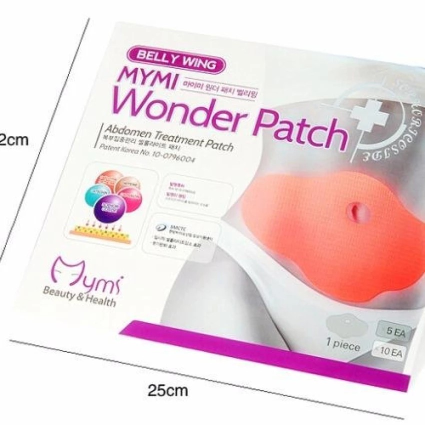 Hộp 5 Miếng Dán Tan Mỡ Bụng Mymi Wonder Patch