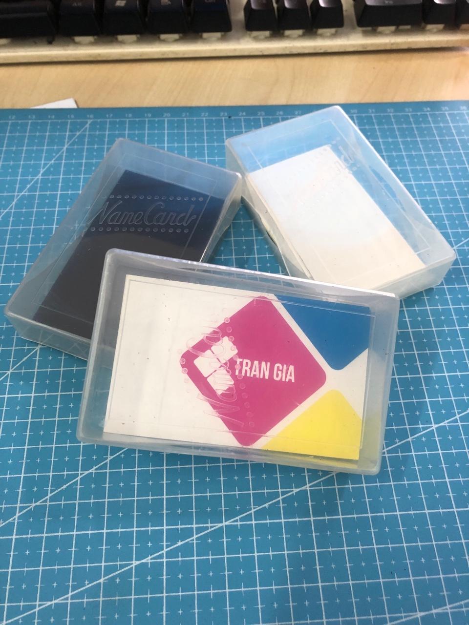 Hộp Nhựa Đựng NameCard, Danh Thiếp (combo 10 hộp)