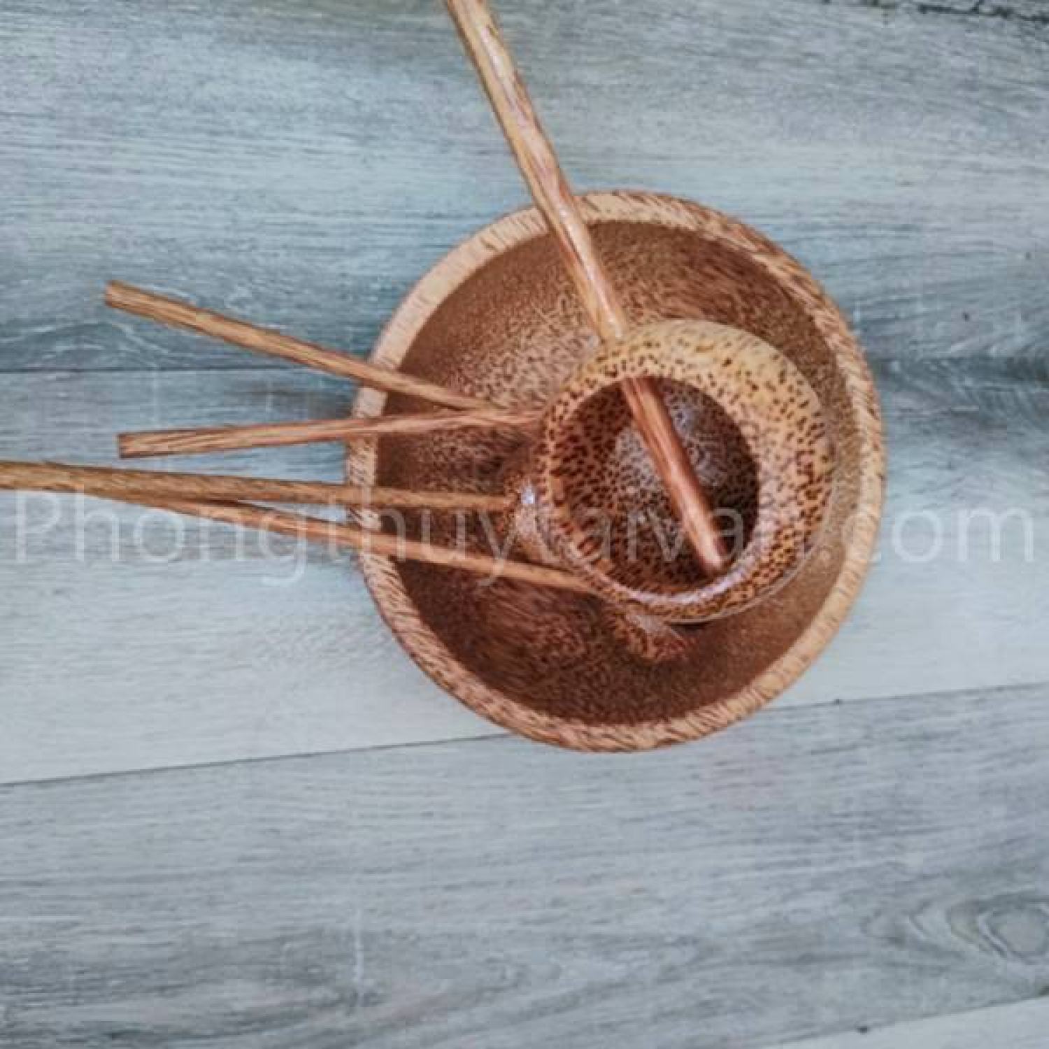 Gáo Múc Nước Tắm Phật,Tượng...dài 25cm