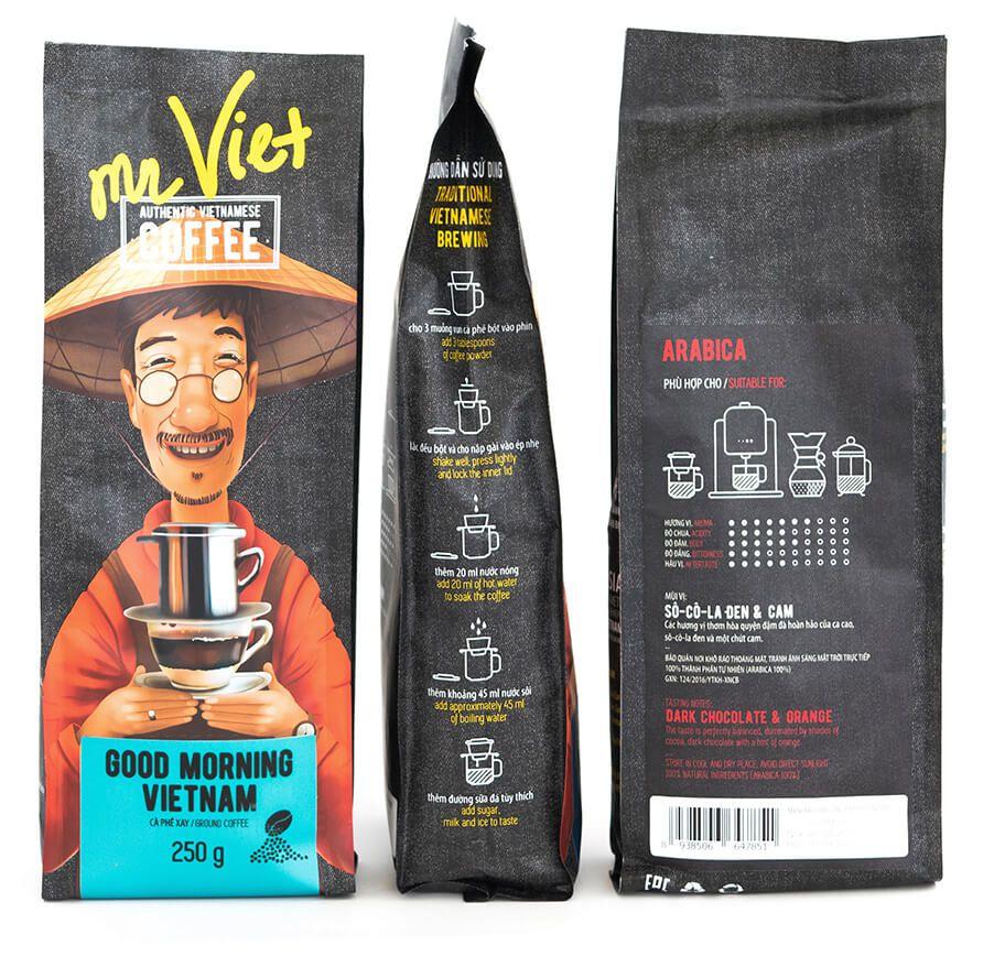 Mr Viet Chon Ground Coffee 250Gr Bag