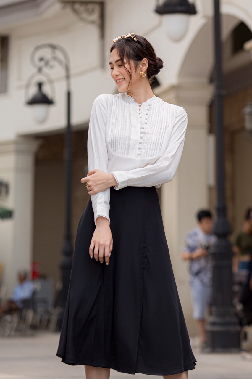 CLOTHERRACK-Chân Váy Chiffon Xẻ Tà - Chic City