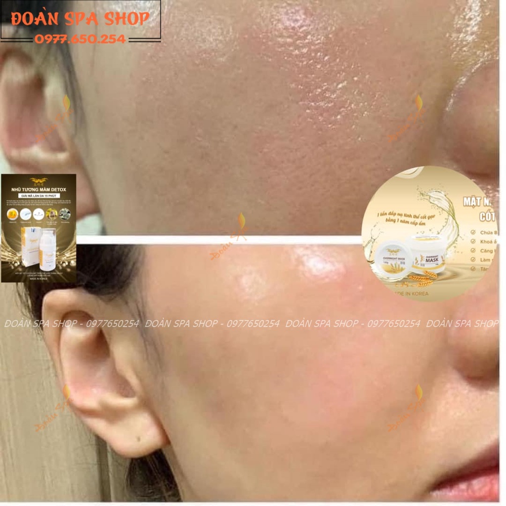 Mặt Nạ Ngủ Tinh Thể Cốt Mầm Gạo Devacell  Hàn Quốc - Nạ Gạo Deva Cell