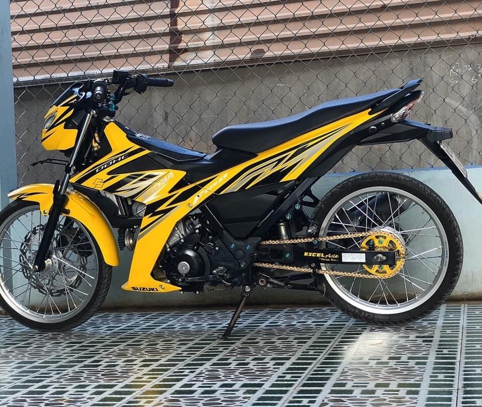 Tem rời satria fi dán xe vàng