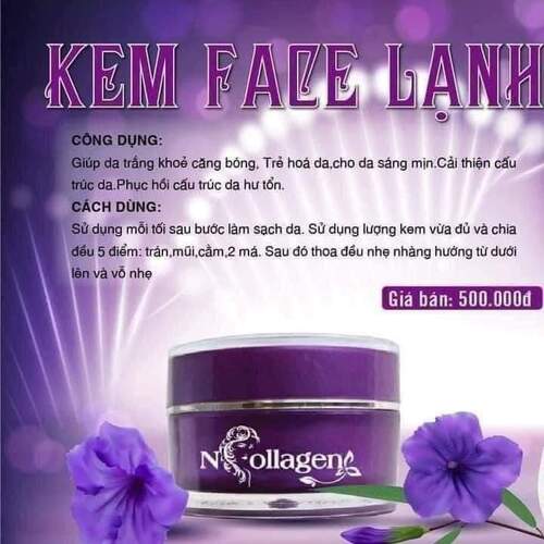 [HCM]KEM FACE LẠNH N COLLAGEN