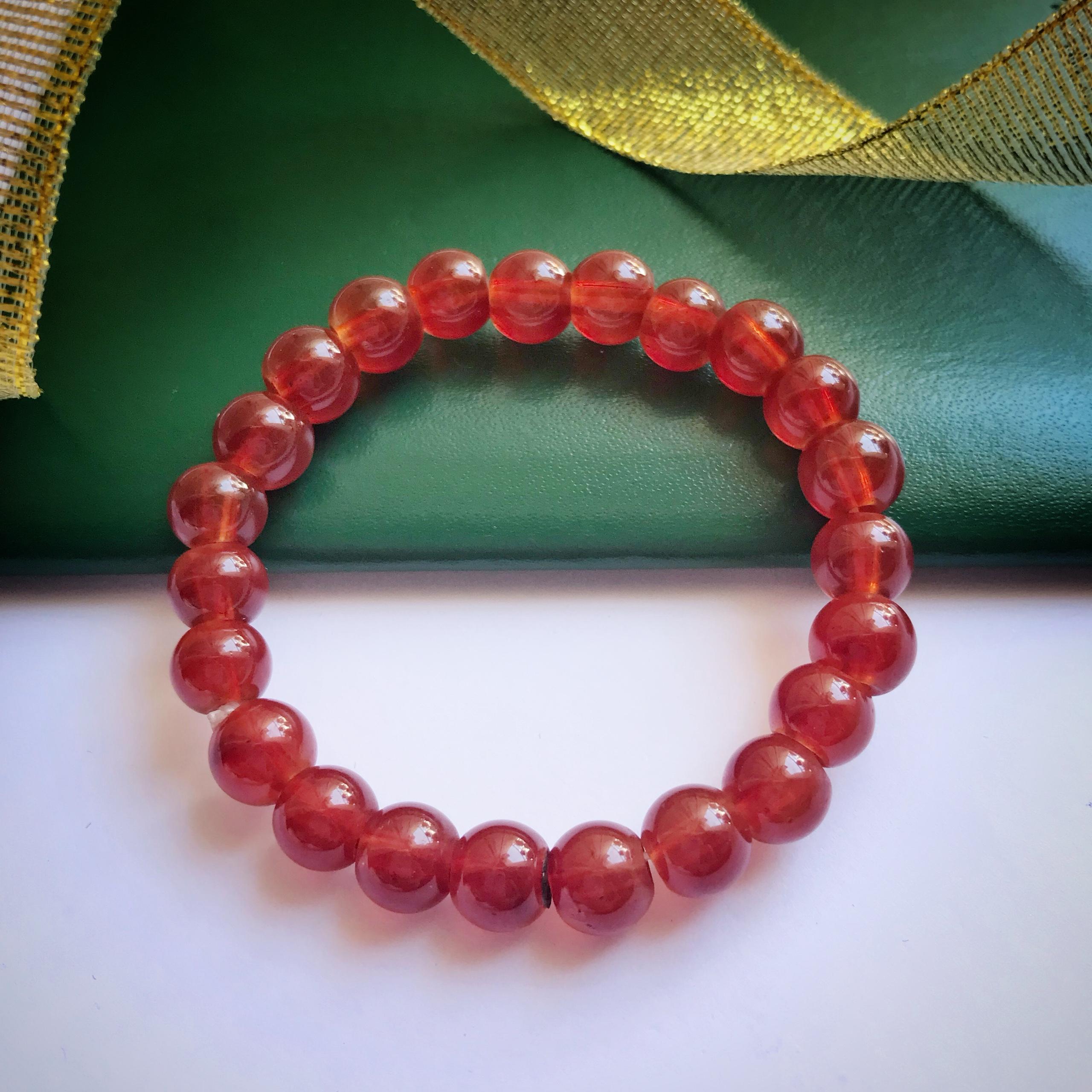 Vòng Đá Đỏ Phong Thuỷ 8 Ly FuAn