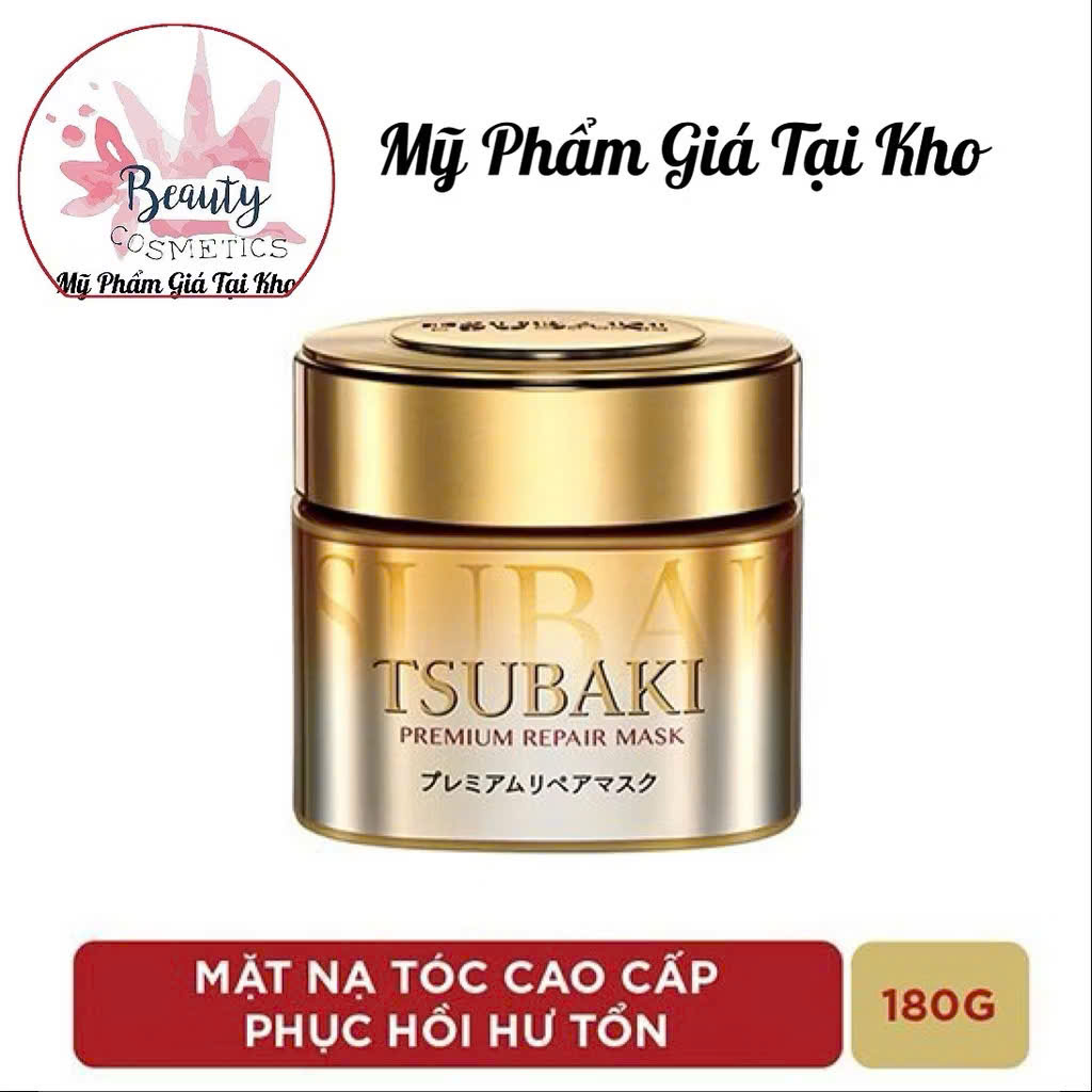 Mặt nạ ủ tóc Cao Cấp phục hồi hư tổn Tsubaki (180g)
