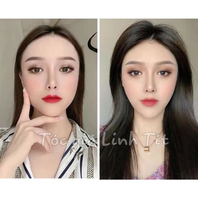 Tóc giả phím phồng tóc tơ loại ngắn 10cm