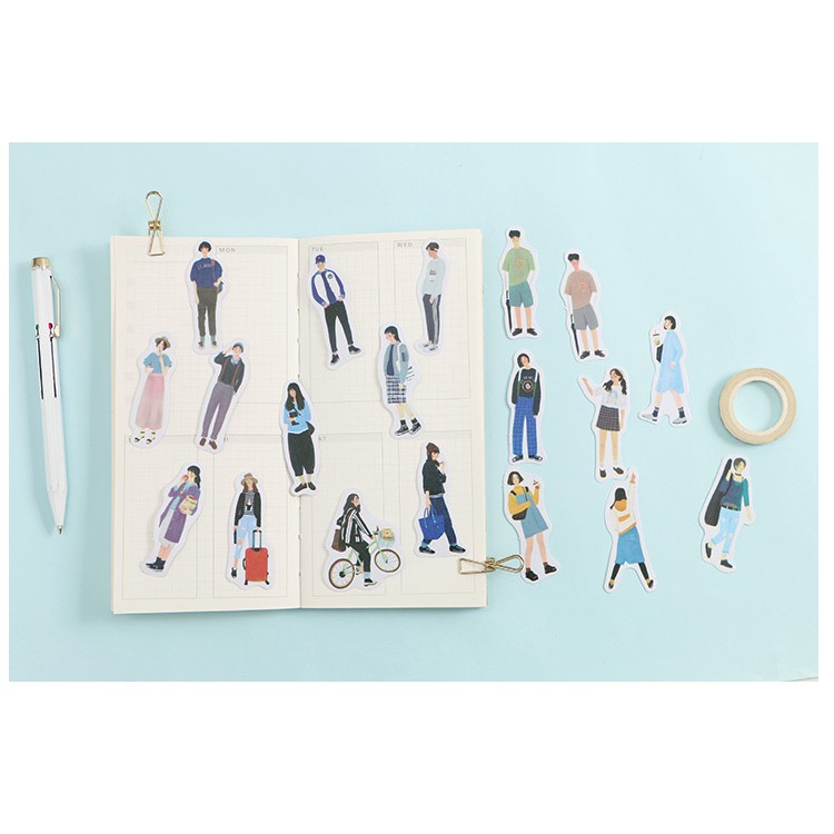 Set sticker 40 hình dán Nhật Bản