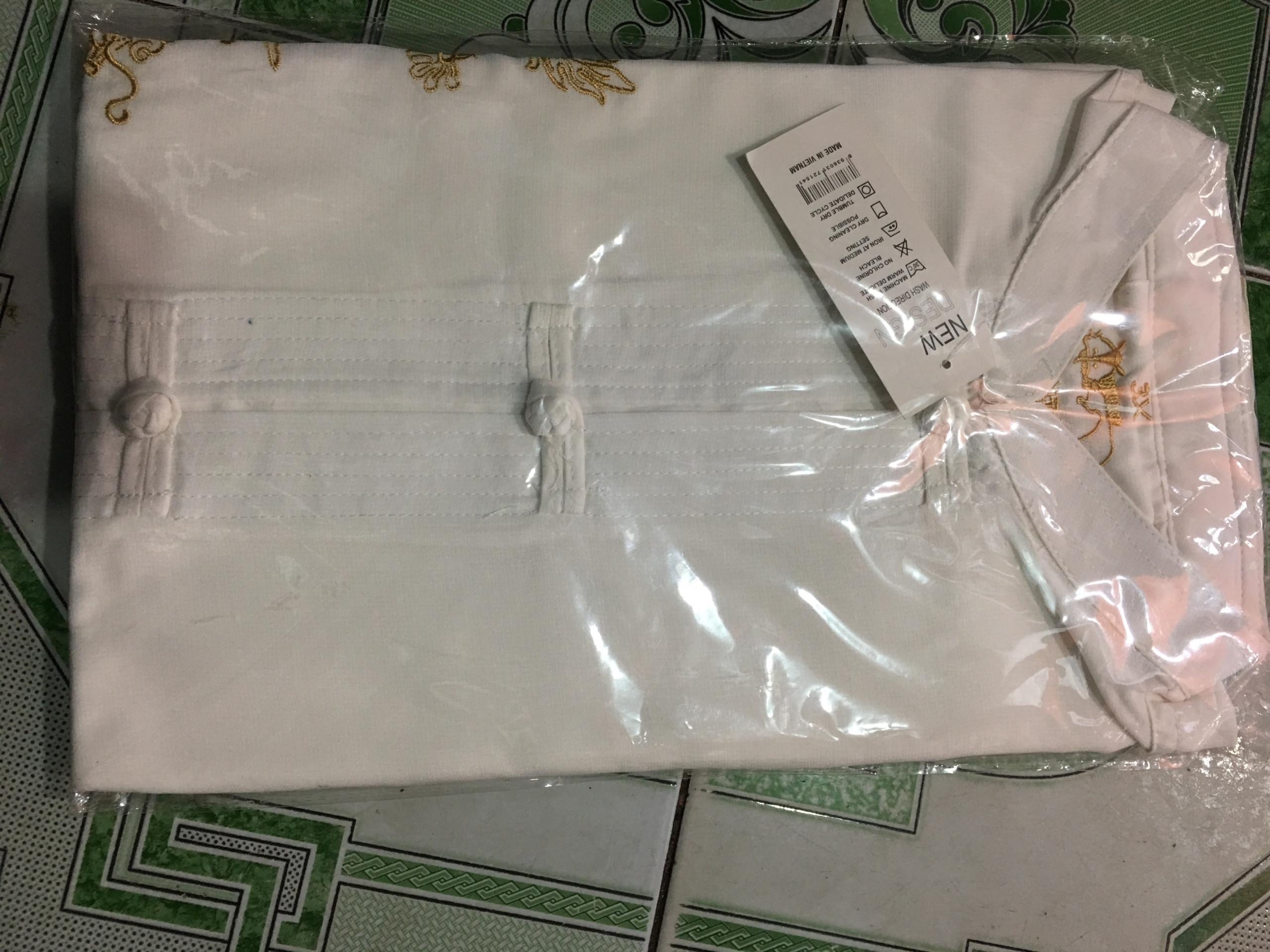 áo tiều thêu rồng phượng
