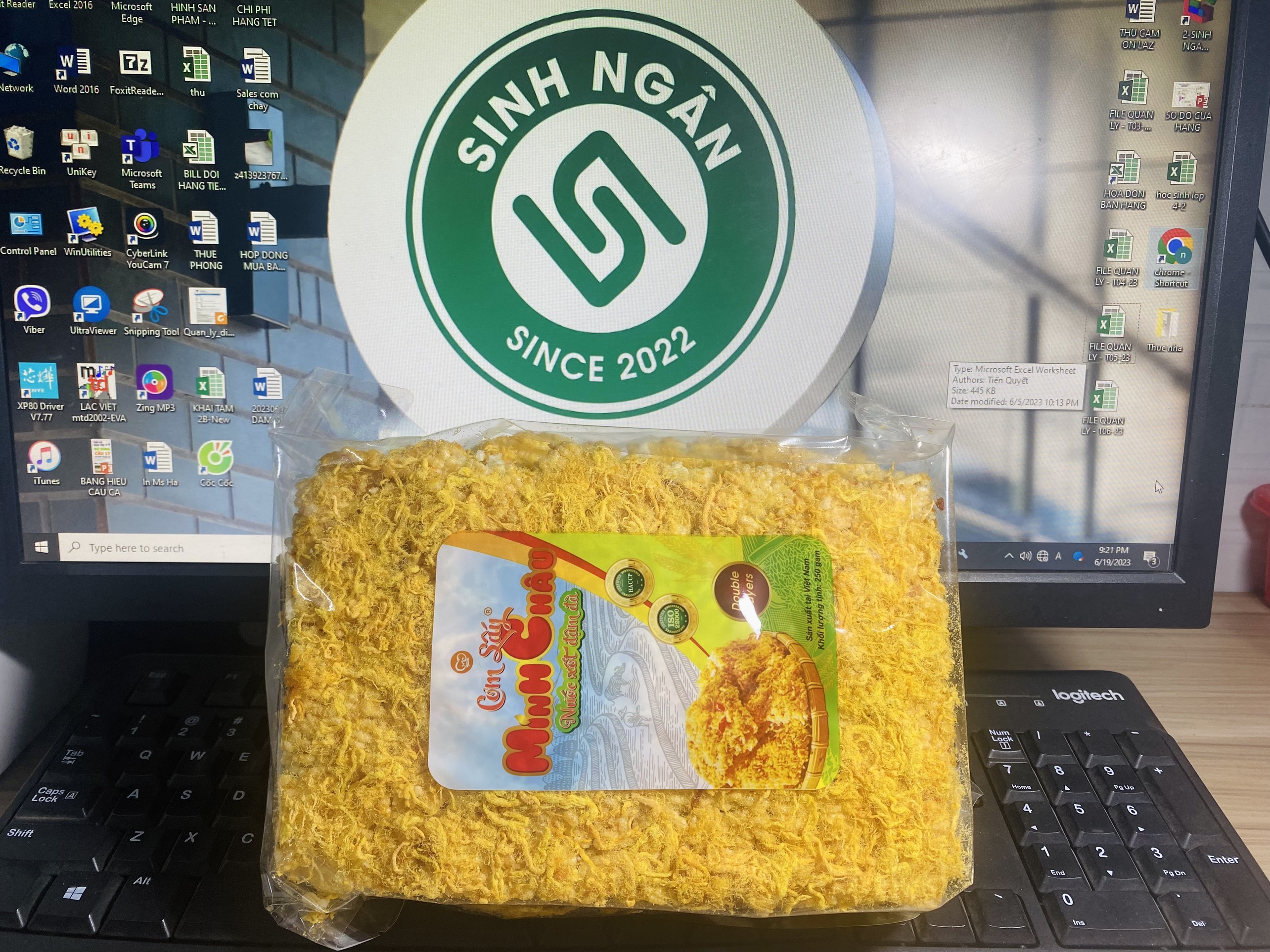 Cơm cháy sấy 250g - Minh Châu