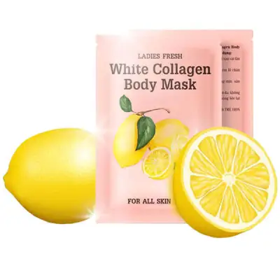 [HCM]Ủ trắng Chanh White Collagen Body Mask Qlady kích trắng sau 1 lần dùng