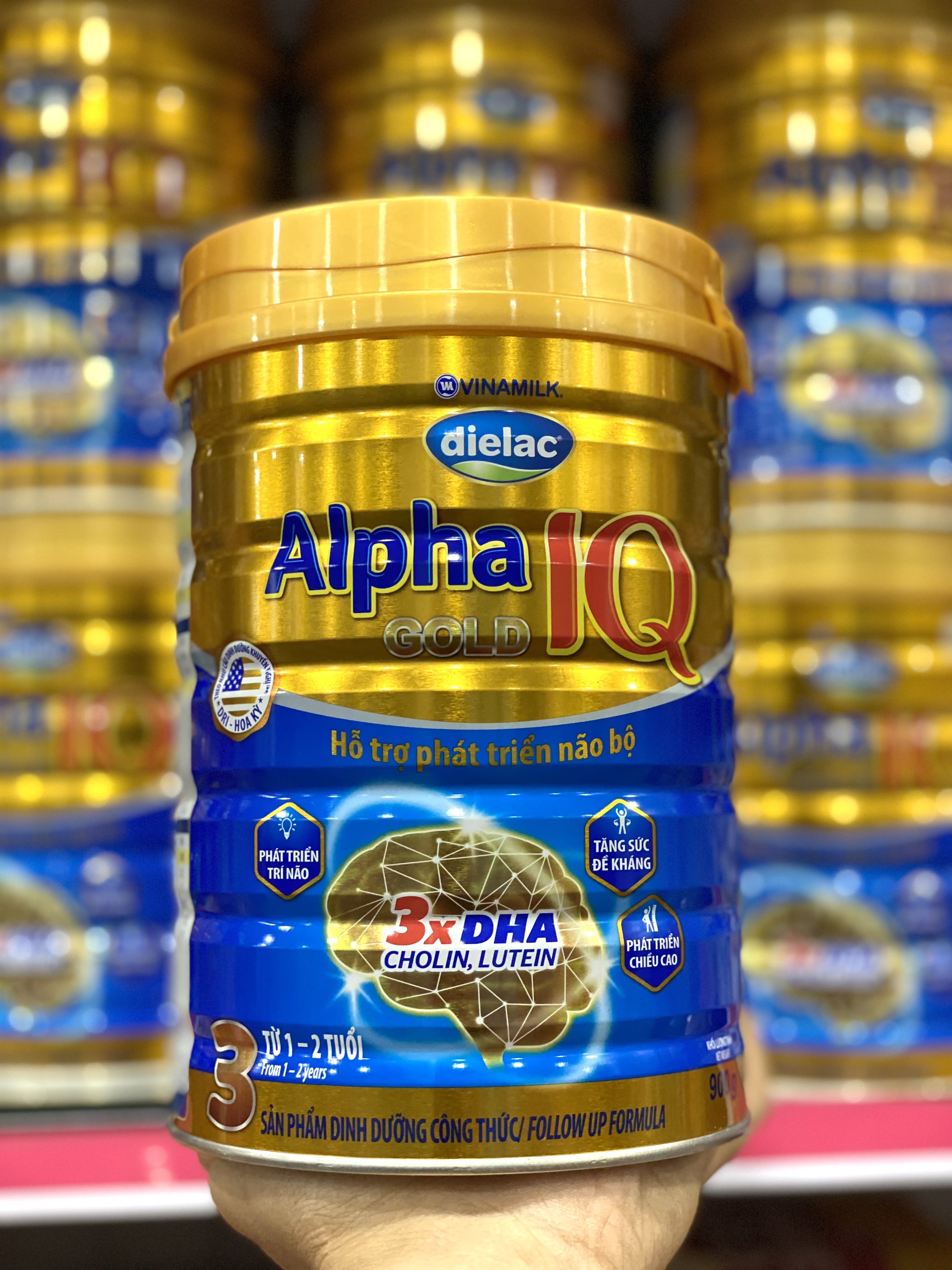 Sữa Dielac Alpha Gold IQ 3 - 4 900G
