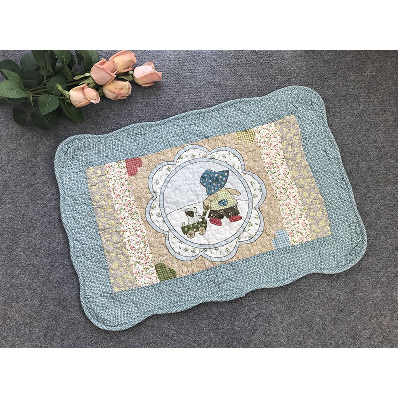 Thảm set 3 - Cô bé và cún con