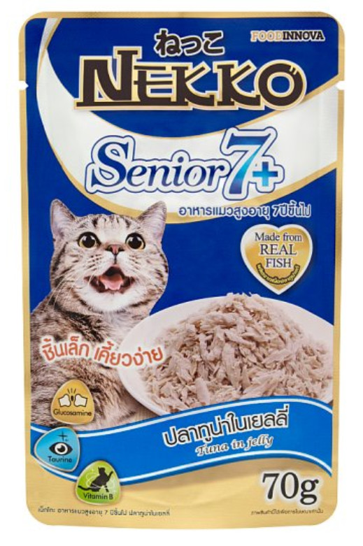 [Hoàn Tiền 10%] Combo 4 Nekko senior 7+ cho mèo lớn tuổi (ngẫu nhiên)