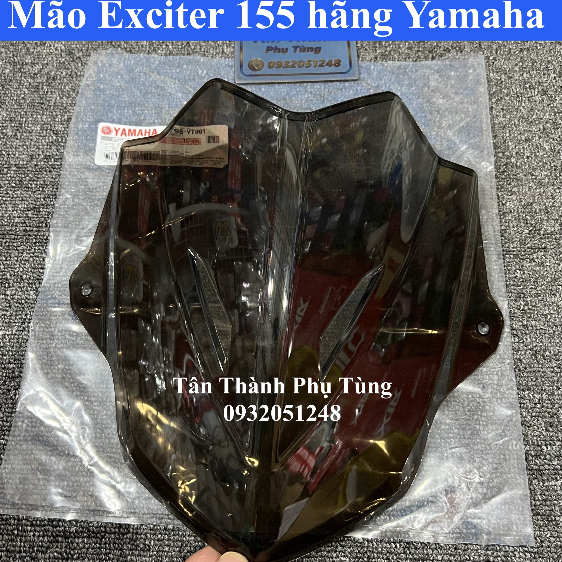 Mão Exciter 155 kiểu hãng Yamaha màu khói