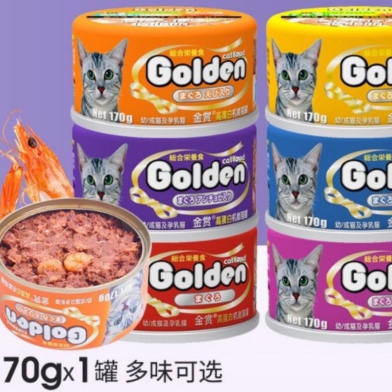 Pate Golden Ver2 cao cấp cho mèo lon 170g