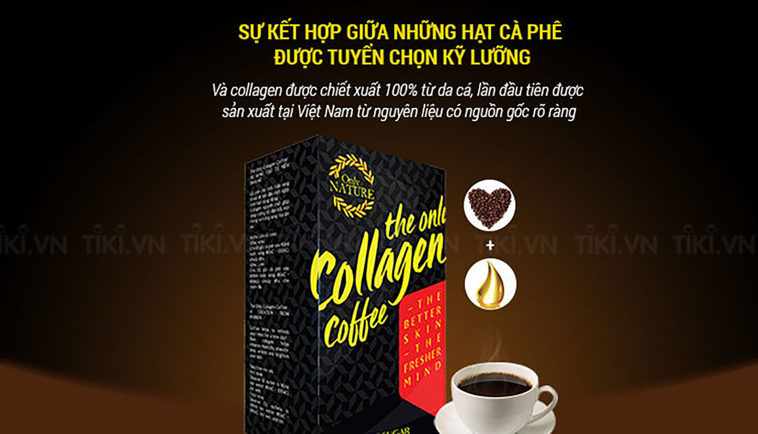 Cà Phê Collagen Only Nature(Hộp 224g)