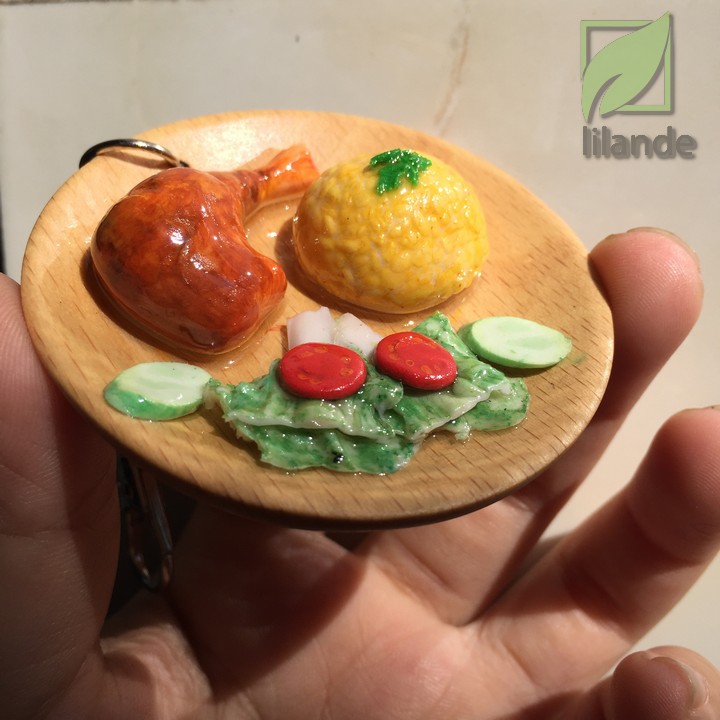 Móc khóa Cơm Gà Xôi Mỡ Lilande
