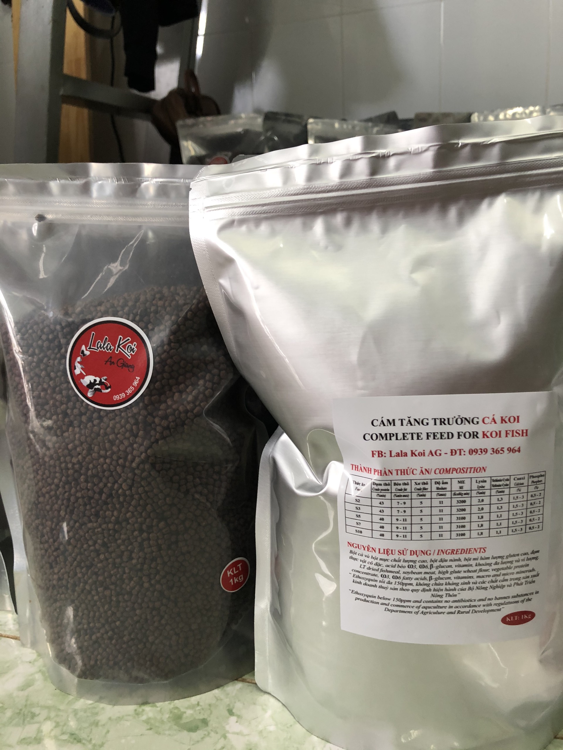 Combo 6KG Thức ăn Cá Koi, Ba Đuôi, Cá Cảnh,... CÁM STELLA S5mm