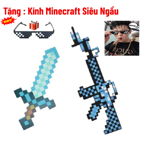 Combo Kiếm Sung Minecraft