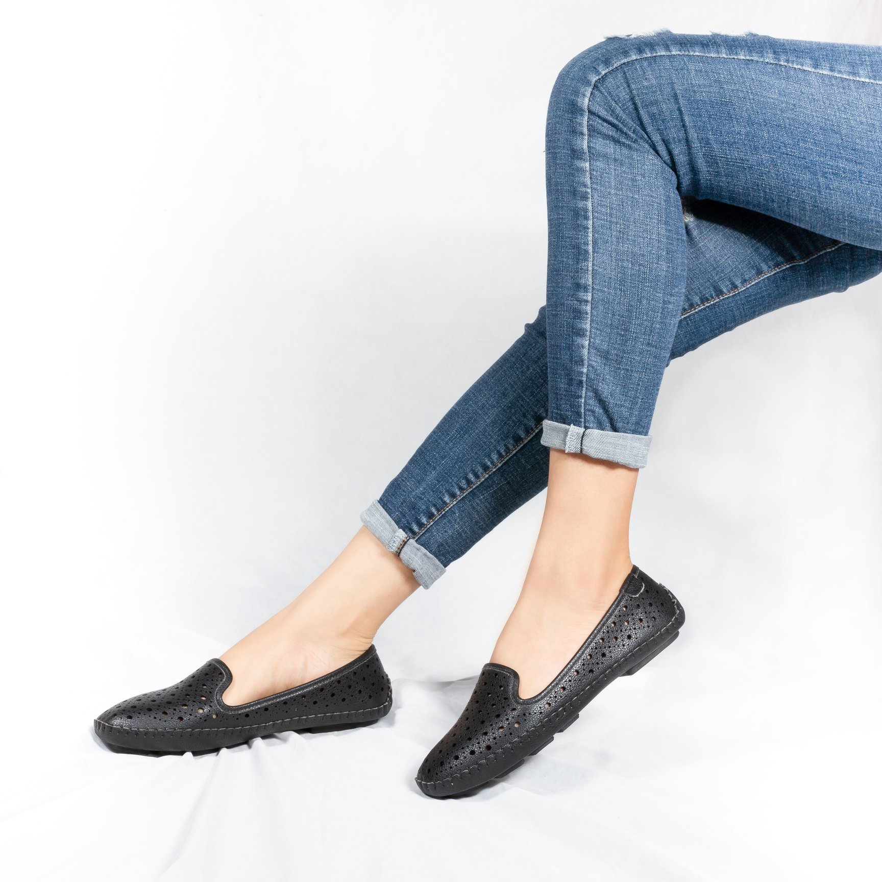 Giày slipon da bò thật siêu nhẹ phom thúc êm thoát khí HTK2014