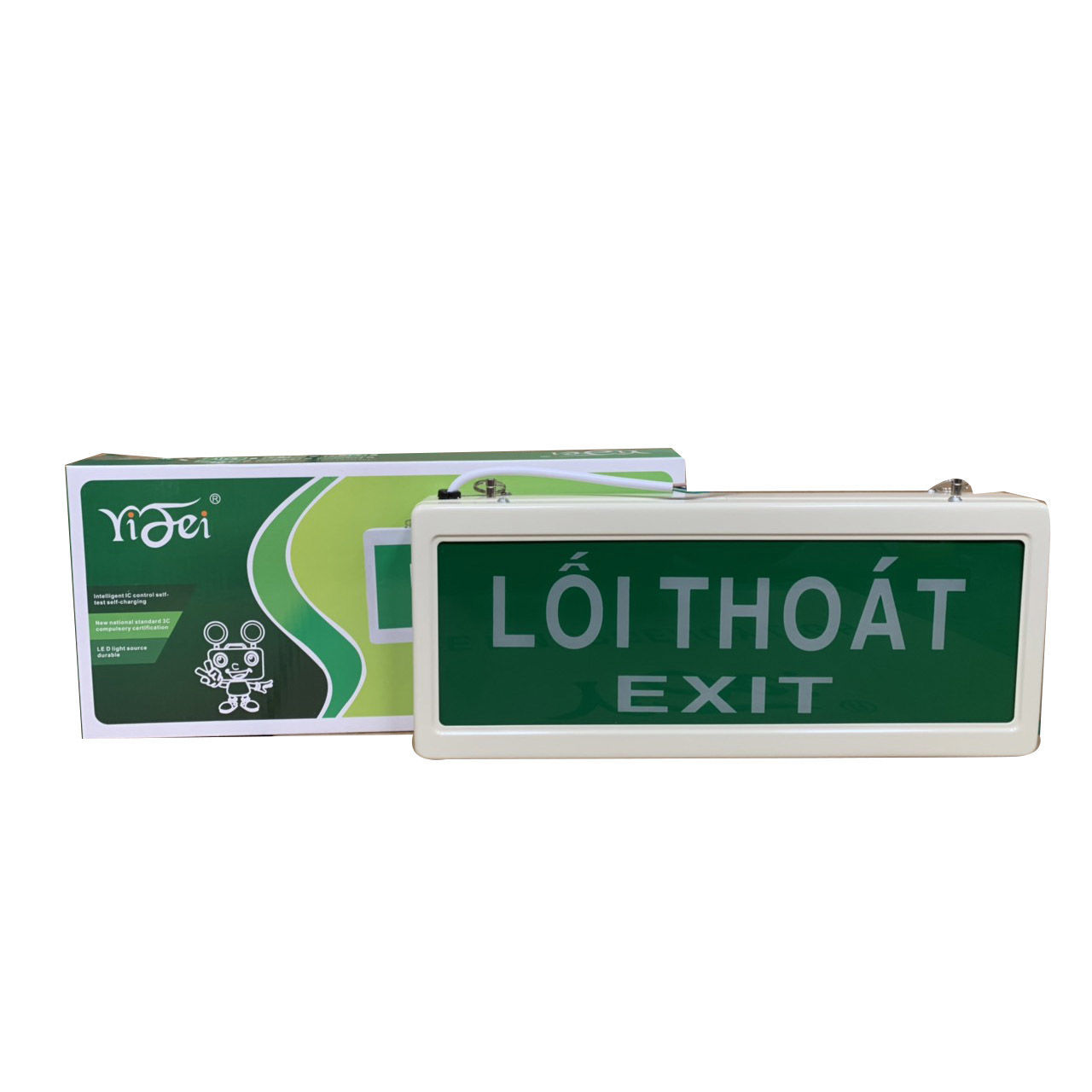Đèn Exit thoát hiểm YiFei có kiểm định, đèn exit thoát nạn, đèn exit phòng cháy, đèn phòng cháy, exit PCCC, exit trong phòng cháy, đèn thoát hiểm PCCC, đèn exit Yifei, exit Yifei, đèn exit Trung quốc