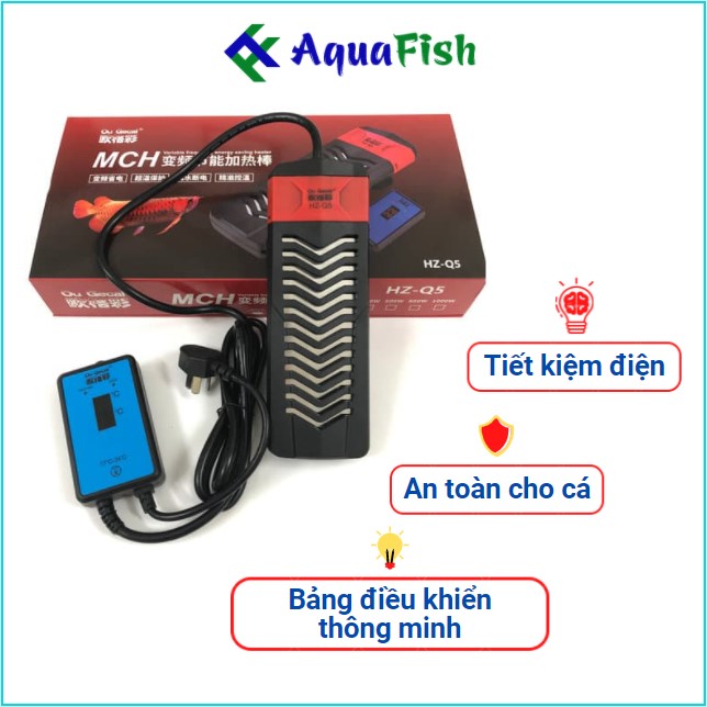 Heating stainless steel for Fish Tank Dragon ou gecai hz-q5 300W, 500W, 800W, 1000W super power saving, intelligent control panel