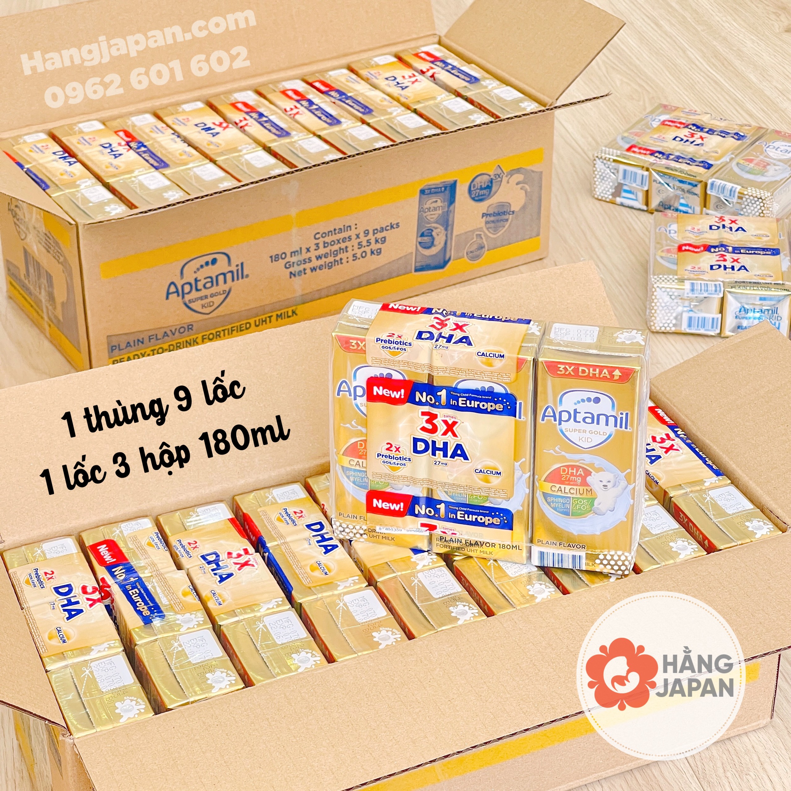 Sữa Công Thức Aptakid Pha Sẵn Hộp 180ml