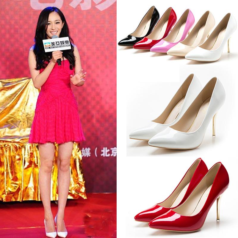 [HCM]Giày XK007 búp bê cao gót công sở mũi nhọn 9p