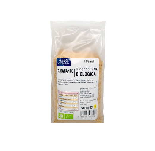 Hạt dền Amaranth hữu cơ Sottolestelle 500g