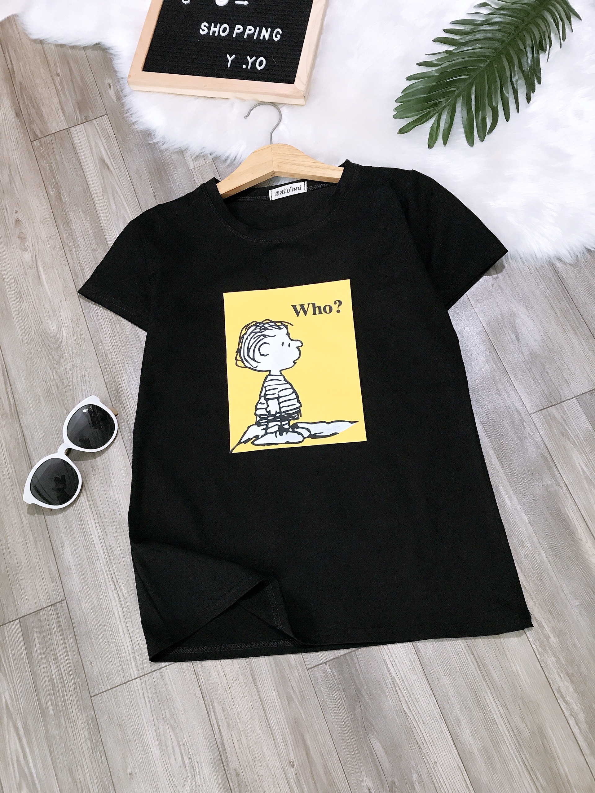 Áo thun nữ thun thái xịn mát in hình form vừa