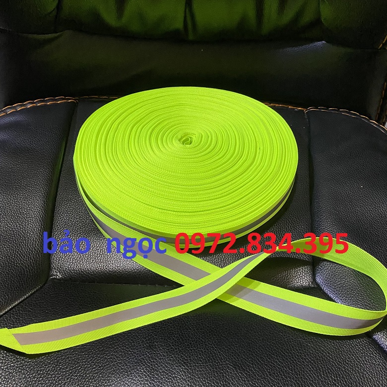 Dây phản quang vải bản 2.5cm