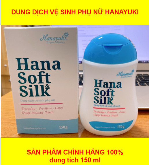 Dung Dịch Vệ Sinh Phụ Nữ Hana Soft Silk Hanayuki 150ml