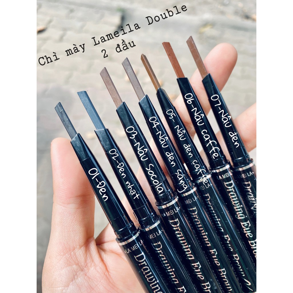 Bút Kẻ Lông Mày Lameila Double Effect Lde15A